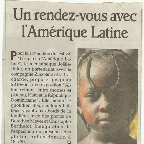 Histoires d'Amérique latine 2012 - Saint-Péray - la presse
